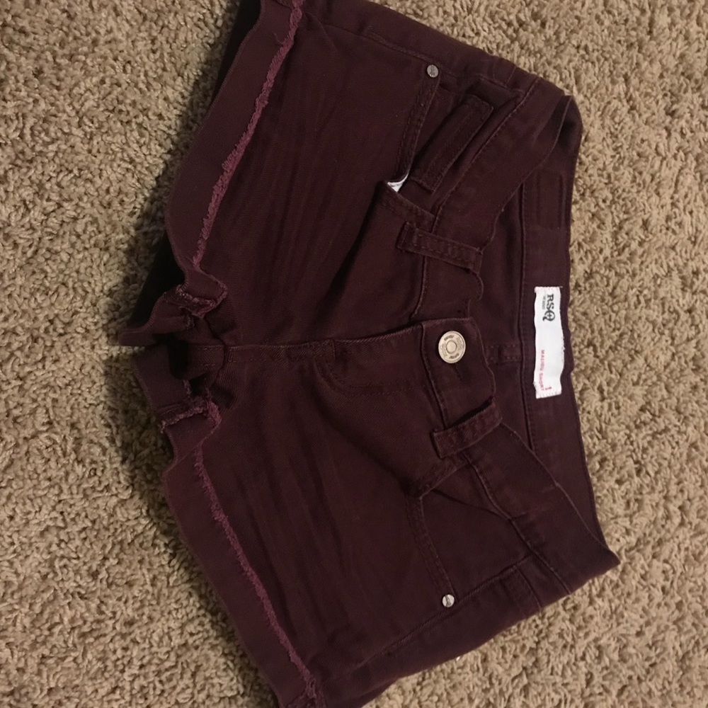 RSQ low rise malibu short denim shorts